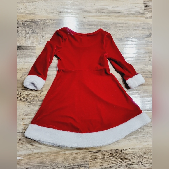 3t girls Santa Christmas dress - Picture 2 of 5